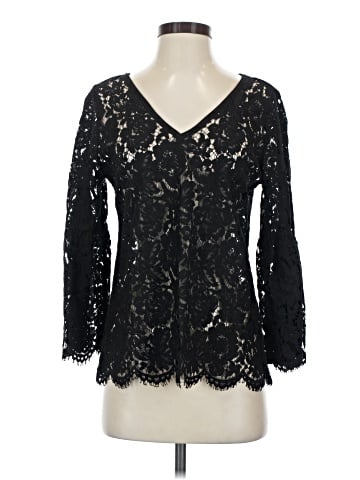White House Black Market 3/4 Sleeve Blouse (view 1)
