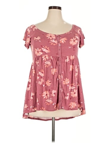 Torrid Short Sleeve Button-Down Shirt (view 1)