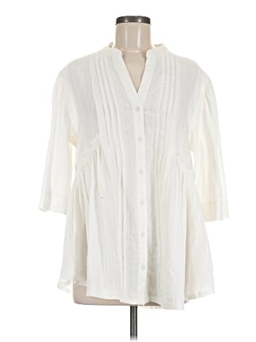 We the Free 3/4 Sleeve Button-Down Shirt (view 1)