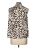 Chico's 100% Polyester Animal Print Ivory Sleeveless Blouse Size L - photo 2