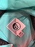 Volcom Color Block Teal Jacket Size 12 - photo 6
