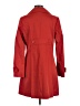 Mossimo 100% Polyester Red Trenchcoat Size M - photo 2