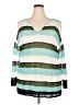 Talbots Stripes Teal Pullover Sweater Size 2X - photo 1
