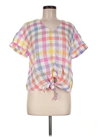 Charter Club Short Sleeve Blouse (view 1)
