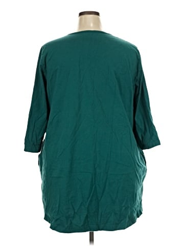 Ulla Popken 3/4 Sleeve T-Shirt (view 2)