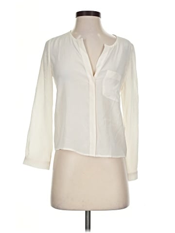 Joie 3/4 Sleeve Silk Top (view 1)