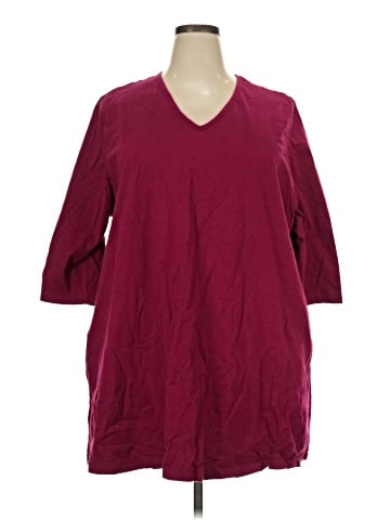 Ulla Popken 3/4 Sleeve T-Shirt (view 1)