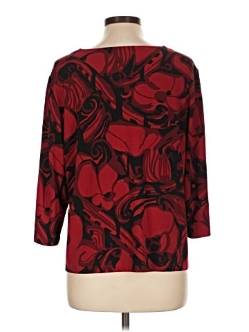 Travelers by Chico's 3/4 Sleeve T-Shirt (view 2)