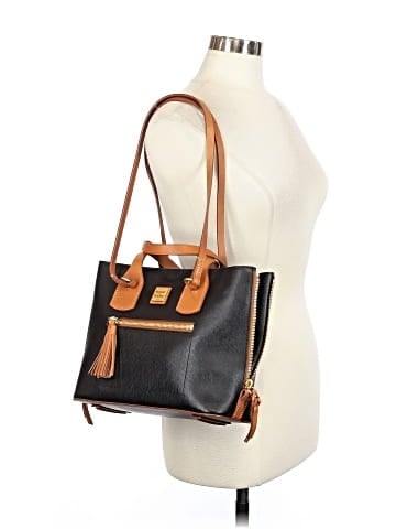 Dooney & Bourke Leather Satchel (view 2)