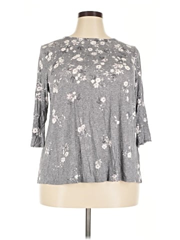 Simply Vera Vera Wang 3/4 Sleeve Blouse (view 1)