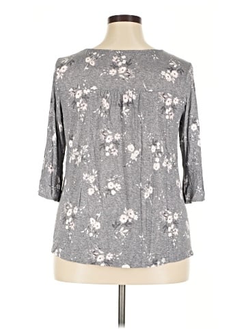 Simply Vera Vera Wang 3/4 Sleeve Blouse (view 2)