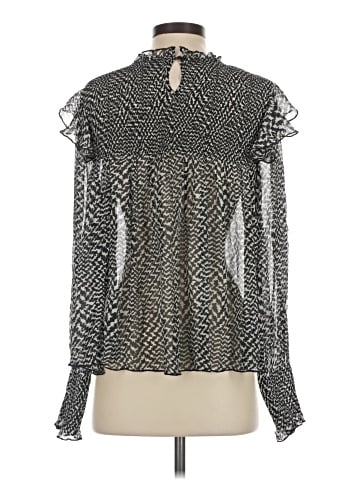 Rag & Bone Long Sleeve Silk Top (view 2)