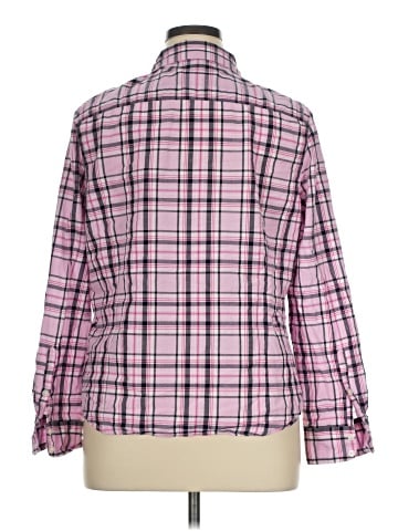 Crown & Ivy Long Sleeve Button-Down Shirt (view 2)