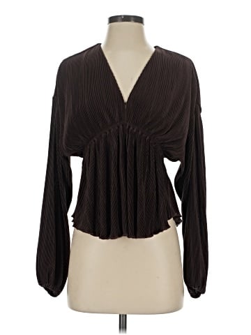 Abercrombie & Fitch Long Sleeve Blouse (view 1)