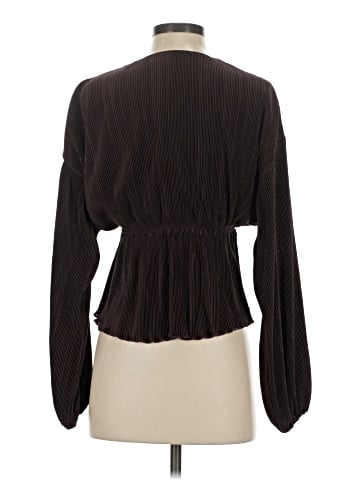 Abercrombie & Fitch Long Sleeve Blouse (view 2)