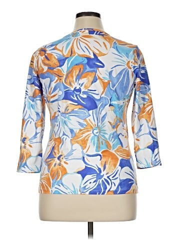 J. McLaughlin 3/4 Sleeve Blouse (view 2)