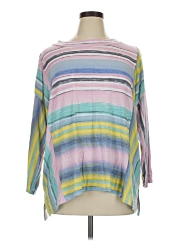 Chris & Carol 3/4 Sleeve Top (view 1)