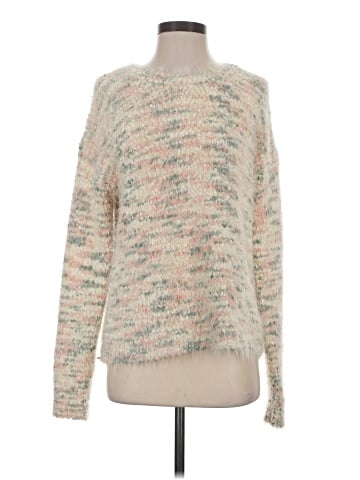 Hem & Thread Pullover Sweater (view 1)