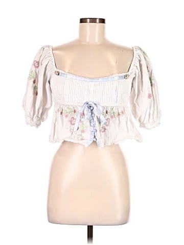 For Love & Lemons Short Sleeve Blouse (view 1)