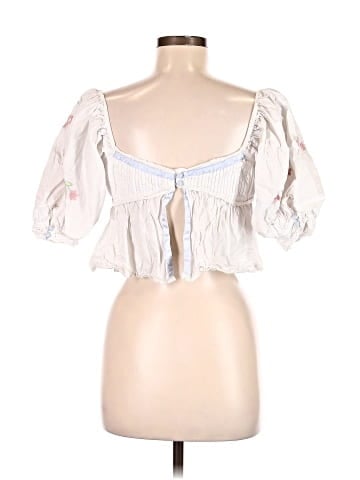For Love & Lemons Short Sleeve Blouse (view 2)