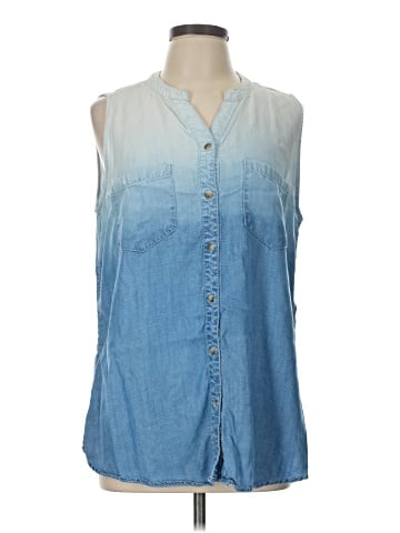 Chico's Sleeveless Button-Down Shirt (view 1)