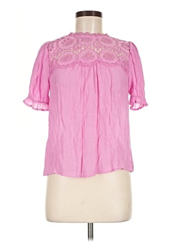 Blu Pepper Short Sleeve Blouse (view 1)