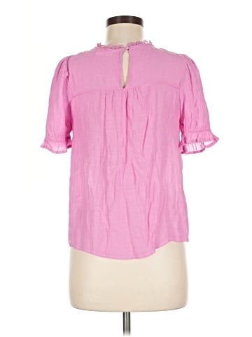 Blu Pepper Short Sleeve Blouse (view 2)