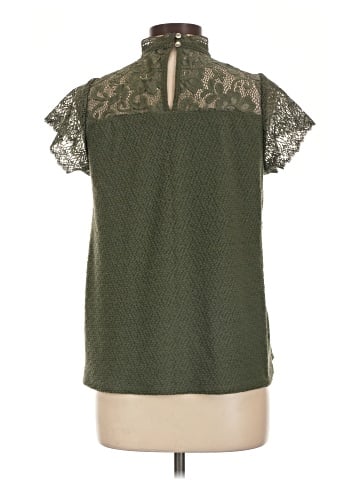 Cable & Gauge Short Sleeve Blouse (view 2)