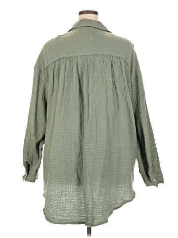 Aerie Long Sleeve Button-Down Shirt (view 2)