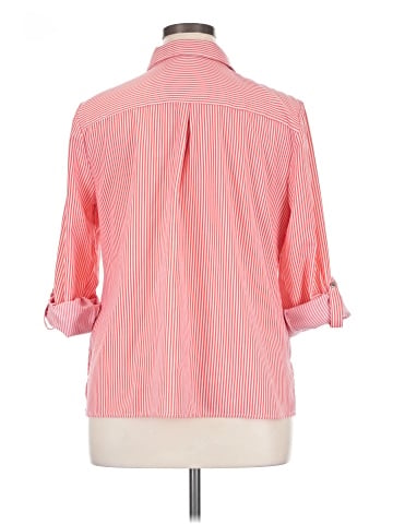 Notations 3/4 Sleeve Button-Down Shirt (view 2)