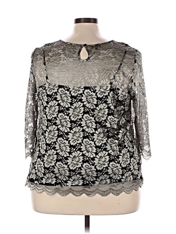 Talbots 3/4 Sleeve Blouse (view 2)