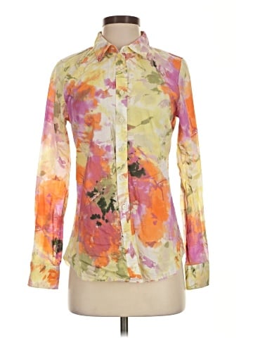 J.Crew Factory Store Long Sleeve Blouse (view 1)