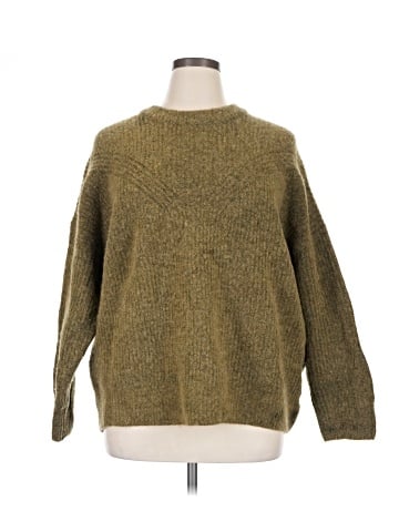 Madewell Plus Belfiore Ribbed Pullover Sweater (view 1)