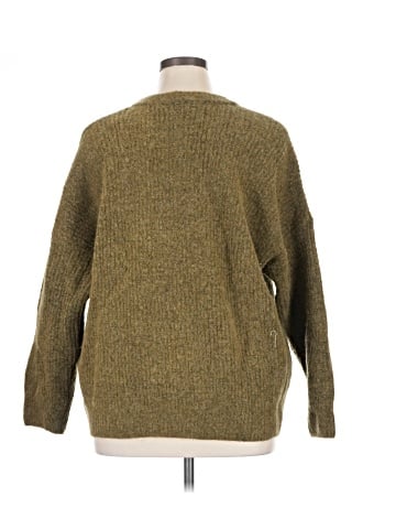 Madewell Plus Belfiore Ribbed Pullover Sweater (view 2)