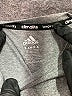 Adidas 100% Polyester Solid Gray Active T-Shirt Size 8 - photo 3