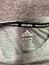 Adidas 100% Polyester Solid Gray Active T-Shirt Size 8 - photo 4