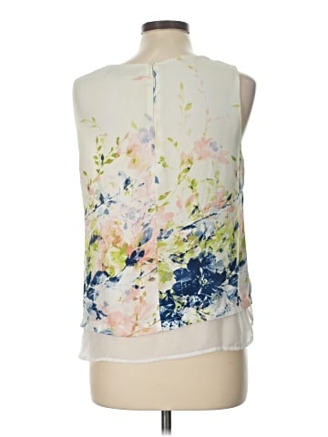 Rose + Olive Sleeveless Blouse (view 2)