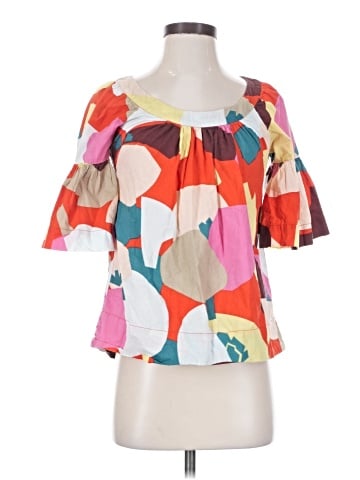 French Connection Short Sleeve Blouse (view 1)