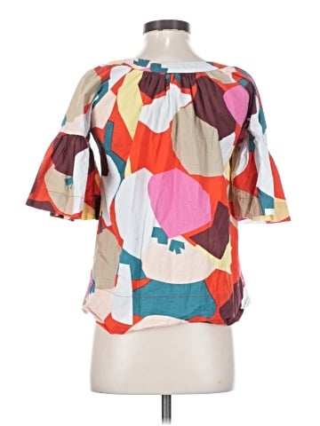 French Connection Short Sleeve Blouse (view 2)