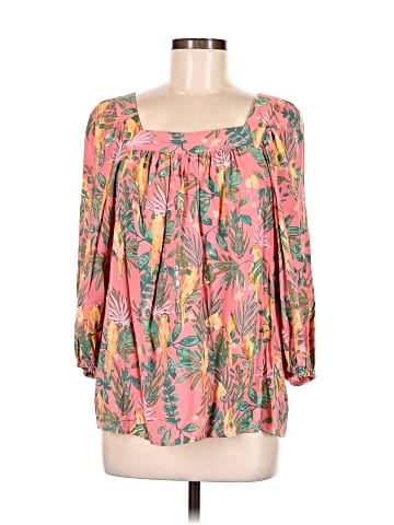 LC Lauren Conrad 3/4 Sleeve Blouse (view 1)