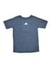 Adidas 100% Polyester Blue Active T-Shirt Size M (kids) - photo 1