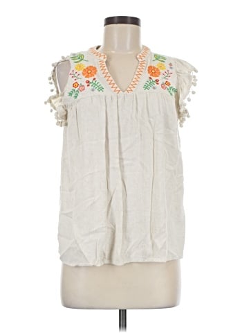 Umgee Sleeveless Blouse (view 1)