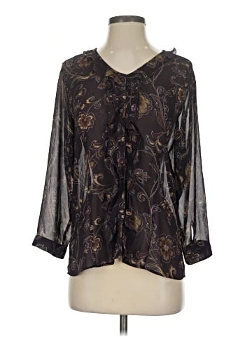 Sag Harbor 3/4 Sleeve Blouse (view 1)