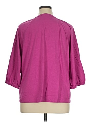 Croft & Barrow 3/4 Sleeve Blouse (view 2)