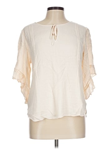 LC Lauren Conrad 3/4 Sleeve Blouse (view 1)