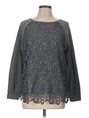 Adrianna Papell Long Sleeve Blouse (view 1)