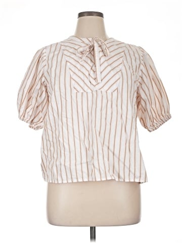 LC Lauren Conrad Short Sleeve Blouse (view 1)