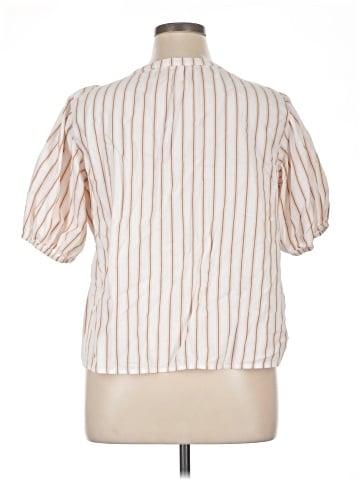 LC Lauren Conrad Short Sleeve Blouse (view 2)
