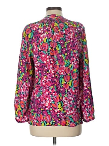 Lilly Pulitzer Long Sleeve Silk Top (view 2)