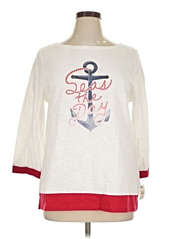 Talbots Outlet 3/4 Sleeve T-Shirt (view 1)